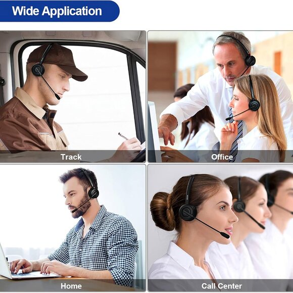 Noise Canceling BHF02 Bluetooth Handsfree Headset for PC - Picture 9 of 9